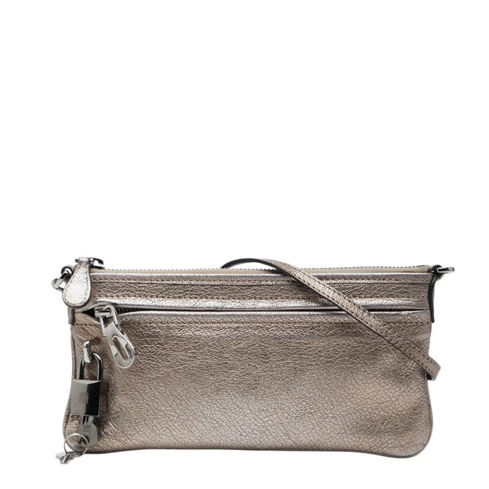 Loewe Crossbody bag Metallic gold leather